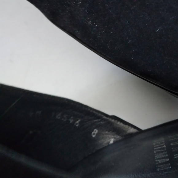 Stuart Weitzman mules black suede sz 8 - Picture 7 of 7